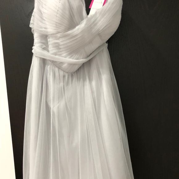 Strapless Gray Mini Cocktail Dress NWT - Picture 5 of 7